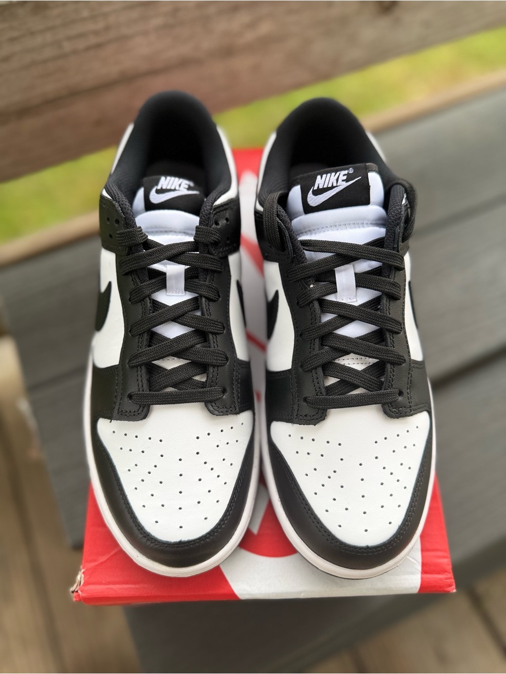Nike dunk low Black and White Low-Top Sneakers